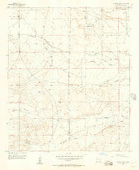 Antelope Sink New Mexico Historical topographic map, 1:24000 scale, 7.5 X 7.5 Minute, Year 1956