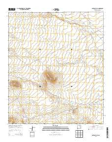 Antelope Hill New Mexico Historical topographic map, 1:24000 scale, 7.5 X 7.5 Minute, Year 2013