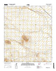 Antelope Hill New Mexico Current topographic map, 1:24000 scale, 7.5 X 7.5 Minute, Year 2017