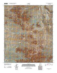 Antelope Pass New Mexico Historical topographic map, 1:24000 scale, 7.5 X 7.5 Minute, Year 2010