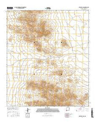 Antelope Pass New Mexico Current topographic map, 1:24000 scale, 7.5 X 7.5 Minute, Year 2017