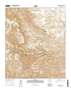 Antelope Ridge New Mexico Current topographic map, 1:24000 scale, 7.5 X 7.5 Minute, Year 2017