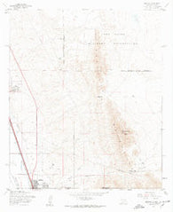 Anthony New Mexico Historical topographic map, 1:24000 scale, 7.5 X 7.5 Minute, Year 1955