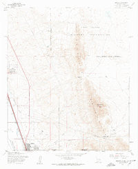 Anthony New Mexico Historical topographic map, 1:24000 scale, 7.5 X 7.5 Minute, Year 1955