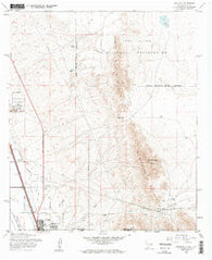 Anthony New Mexico Historical topographic map, 1:24000 scale, 7.5 X 7.5 Minute, Year 1955