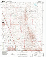 Anthony New Mexico Historical topographic map, 1:24000 scale, 7.5 X 7.5 Minute, Year 1996