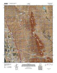 Anthony New Mexico Historical topographic map, 1:24000 scale, 7.5 X 7.5 Minute, Year 2010