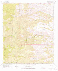 Apache Peak New Mexico Historical topographic map, 1:24000 scale, 7.5 X 7.5 Minute, Year 1963