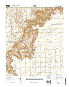 Apache Canyon New Mexico Historical topographic map, 1:24000 scale, 7.5 X 7.5 Minute, Year 2013