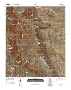 Apache Gap New Mexico Historical topographic map, 1:24000 scale, 7.5 X 7.5 Minute, Year 2010