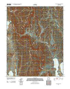 Apache Mesa New Mexico Historical topographic map, 1:24000 scale, 7.5 X 7.5 Minute, Year 2010