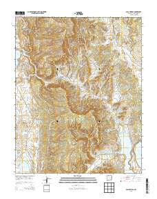 Apache Mesa New Mexico Current topographic map, 1:24000 scale, 7.5 X 7.5 Minute, Year 2013