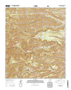 Apache Peak New Mexico Historical topographic map, 1:24000 scale, 7.5 X 7.5 Minute, Year 2013
