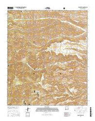 Apache Peak New Mexico Current topographic map, 1:24000 scale, 7.5 X 7.5 Minute, Year 2017