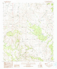 Applegate Mountain New Mexico Historical topographic map, 1:24000 scale, 7.5 X 7.5 Minute, Year 1990