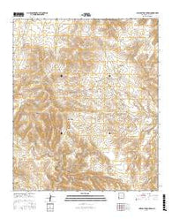Applegate Mountain New Mexico Current topographic map, 1:24000 scale, 7.5 X 7.5 Minute, Year 2017