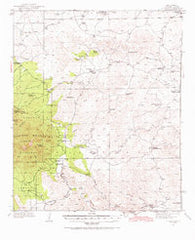 Arabela New Mexico Historical topographic map, 1:62500 scale, 15 X 15 Minute, Year 1936