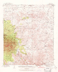 Arabela New Mexico Historical topographic map, 1:62500 scale, 15 X 15 Minute, Year 1936