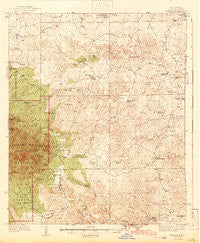 Arabela New Mexico Historical topographic map, 1:62500 scale, 15 X 15 Minute, Year 1942