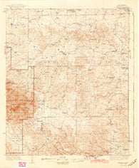 Arabela New Mexico Historical topographic map, 1:62500 scale, 15 X 15 Minute, Year 1942