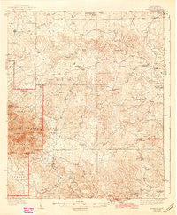 Arabela New Mexico Historical topographic map, 1:62500 scale, 15 X 15 Minute, Year 1942