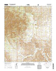 Arabela New Mexico Current topographic map, 1:24000 scale, 7.5 X 7.5 Minute, Year 2013
