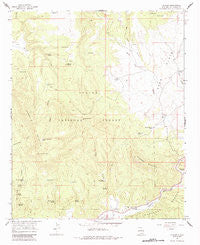 Aragon New Mexico Historical topographic map, 1:24000 scale, 7.5 X 7.5 Minute, Year 1965