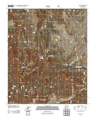 Aragon New Mexico Historical topographic map, 1:24000 scale, 7.5 X 7.5 Minute, Year 2011