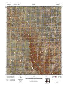 Aragon Hill New Mexico Historical topographic map, 1:24000 scale, 7.5 X 7.5 Minute, Year 2010