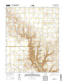 Aragon Hill New Mexico Current topographic map, 1:24000 scale, 7.5 X 7.5 Minute, Year 2013