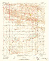 Arch New Mexico Historical topographic map, 1:62500 scale, 15 X 15 Minute, Year 1957