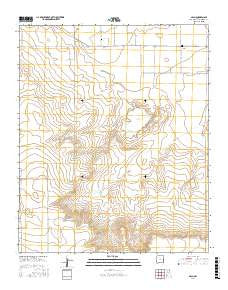 Arch New Mexico Current topographic map, 1:24000 scale, 7.5 X 7.5 Minute, Year 2017