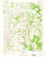 Arch Mesa New Mexico Historical topographic map, 1:24000 scale, 7.5 X 7.5 Minute, Year 1957