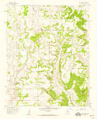 Arch Mesa New Mexico Historical topographic map, 1:24000 scale, 7.5 X 7.5 Minute, Year 1957