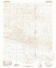 Arch NE New Mexico Historical topographic map, 1:24000 scale, 7.5 X 7.5 Minute, Year 1985