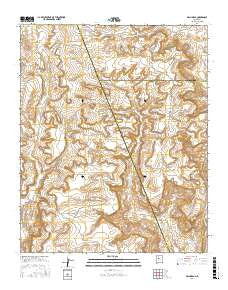Arch Mesa New Mexico Current topographic map, 1:24000 scale, 7.5 X 7.5 Minute, Year 2017