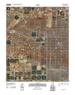 Arch NE New Mexico Historical topographic map, 1:24000 scale, 7.5 X 7.5 Minute, Year 2010