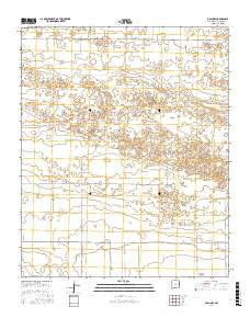 Arch NW New Mexico Current topographic map, 1:24000 scale, 7.5 X 7.5 Minute, Year 2017
