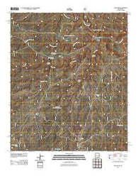 Ares Peak New Mexico Historical topographic map, 1:24000 scale, 7.5 X 7.5 Minute, Year 2011