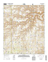 Ares Peak New Mexico Historical topographic map, 1:24000 scale, 7.5 X 7.5 Minute, Year 2013