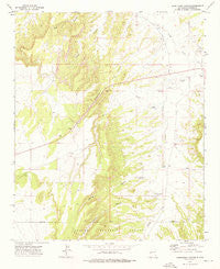 Armstrong Canyon New Mexico Historical topographic map, 1:24000 scale, 7.5 X 7.5 Minute, Year 1972
