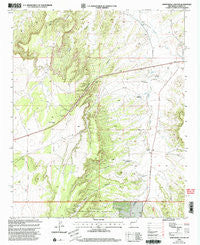 Armstrong Canyon New Mexico Historical topographic map, 1:24000 scale, 7.5 X 7.5 Minute, Year 1999