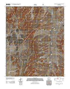 Armstrong Canyon New Mexico Historical topographic map, 1:24000 scale, 7.5 X 7.5 Minute, Year 2011