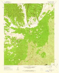 Arrosa Ranch New Mexico Historical topographic map, 1:24000 scale, 7.5 X 7.5 Minute, Year 1961