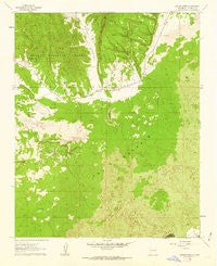 Arrosa Ranch New Mexico Historical topographic map, 1:24000 scale, 7.5 X 7.5 Minute, Year 1961