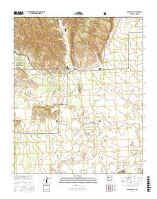 Arrosa Ranch New Mexico Current topographic map, 1:24000 scale, 7.5 X 7.5 Minute, Year 2017