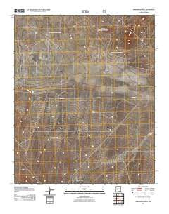 Arrowhead Well New Mexico Historical topographic map, 1:24000 scale, 7.5 X 7.5 Minute, Year 2011