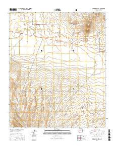 Arrowhead Well New Mexico Current topographic map, 1:24000 scale, 7.5 X 7.5 Minute, Year 2017