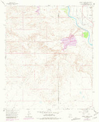 Arroyo Cuervo New Mexico Historical topographic map, 1:24000 scale, 7.5 X 7.5 Minute, Year 1958