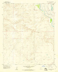 Arroyo Cuervo New Mexico Historical topographic map, 1:24000 scale, 7.5 X 7.5 Minute, Year 1958